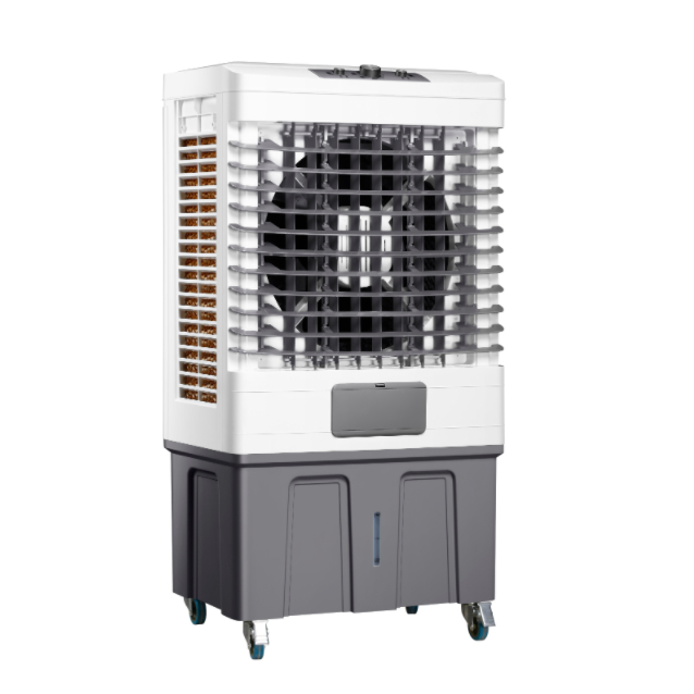 Industrial cooling fan L160: new design, powerful airflow, ideal for factories & warehouses.